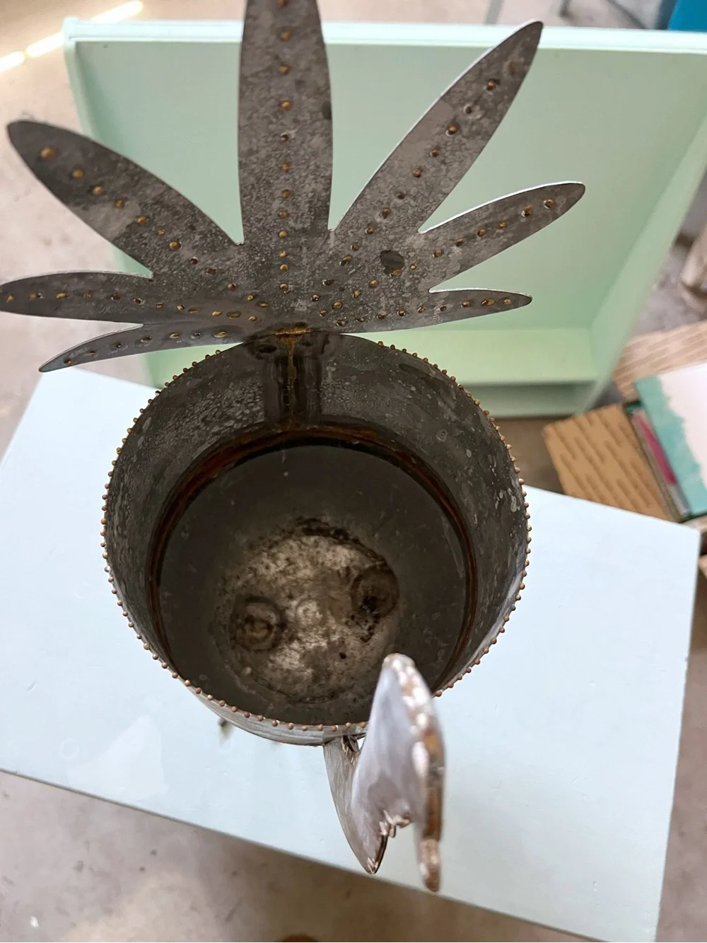 Galvanized Metal Turkey Wine Chiller / Planter